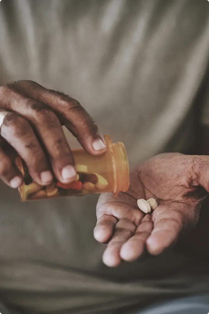 prescription drug coverage man
